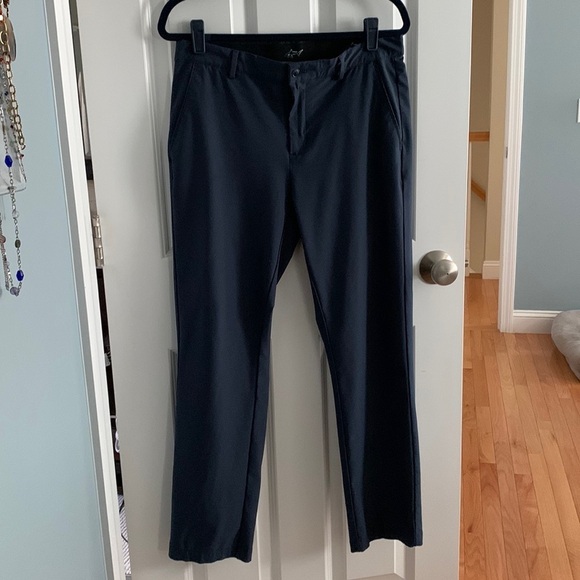 Greg Norman Navy Flat Front‎ Tech Pants - Picture 1 of 5